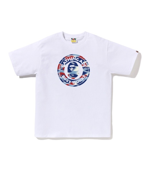 A BATHING APE(アベイシングエイプ)の「SCREEN CAMO BUSY WORKS TEE(Tシャツ/カットソー・メンズ・ブラック/ブラック×ブルー/ホワイト×ブルー/ホワイト×ブラック・LARGE/X-LARGE/XX-LARGE/XXX-LARGE/SMALL/MEDIUM)」の2枚目の写真