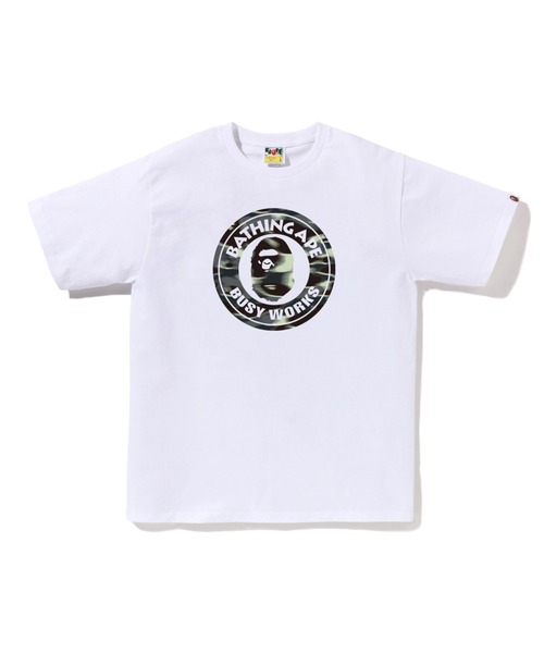 A BATHING APE(アベイシングエイプ)の「SCREEN CAMO BUSY WORKS TEE(Tシャツ/カットソー・メンズ・ブラック/ブラック×ブルー/ホワイト×ブルー/ホワイト×ブラック・LARGE/X-LARGE/XX-LARGE/XXX-LARGE/SMALL/MEDIUM)」の3枚目の写真