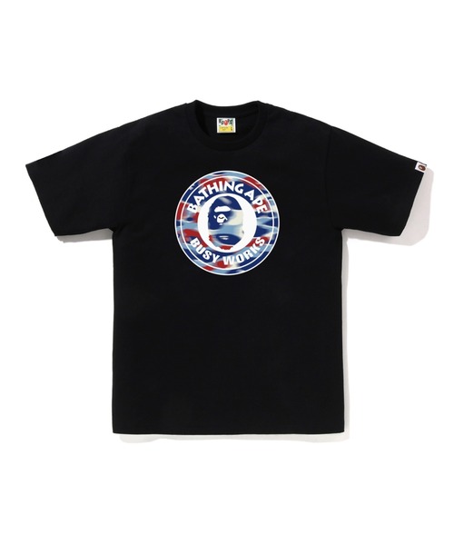 A BATHING APE(アベイシングエイプ)の「SCREEN CAMO BUSY WORKS TEE(Tシャツ/カットソー・メンズ・ブラック/ブラック×ブルー/ホワイト×ブルー/ホワイト×ブラック・LARGE/X-LARGE/XX-LARGE/XXX-LARGE/SMALL/MEDIUM)」の4枚目の写真