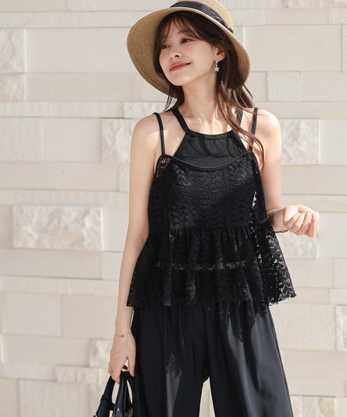 TeddyShop（テディショップ）の「【大きいサイズ有】ペプラムレーストップス+クロップド丈リブハイネックビキニ+ロングワイドラッシュパンツ 4点セット レディース水着（水着・レディース・ブラック/ホワイト・LL/L/M/S）」の21枚目の写真