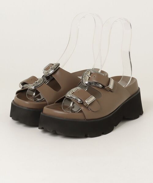 ブランド古着】MEDI WESTERN BUCKLE SANDALS（サンダル）｜Ameri