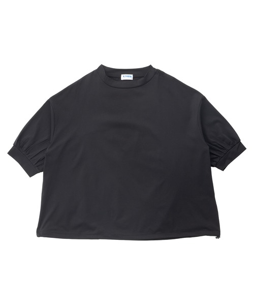 ヒヤロン(ヒヤロン)の「【ヒヤロン】レディース Tシャツ 綿タッチ天竺 ドロスト ひんやり 冷感(Tシャツ/カットソー・レディース・ホワイト/パープル/ブラック・L/M/LL)」の11枚目の写真