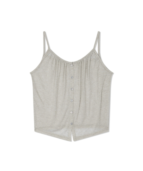 Yuje(ユジェ)の「BUTTON CAMI & TOP (Grey)(Tシャツ/カットソー・レディース・その他・FREE)」の4枚目の写真