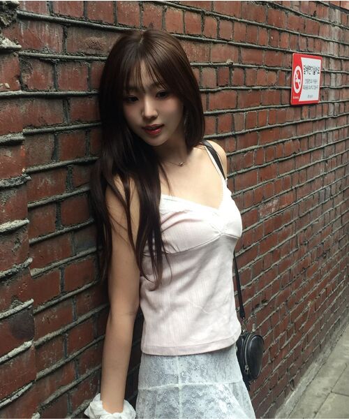ROGIN N ROSIE（ロギンエンロージー）の「Race Cut-Out Sleeveless Baby pink（Tシャツ/カットソー・レディース・その他・FREE）」の4枚目の写真