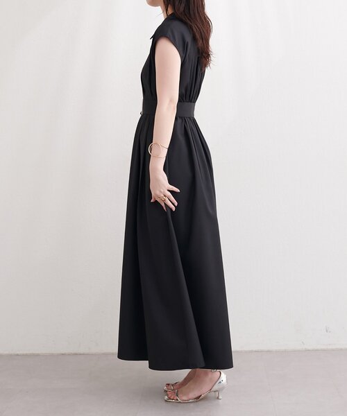 natural couture(ナチュラルクチュール)の「フロントZIP衿付きワンピース(ワンピース・レディース・ブラック/ブルー/ブラウン/オレンジ/ライトベージュ・MEDIUM/LARGE)」の12枚目の写真