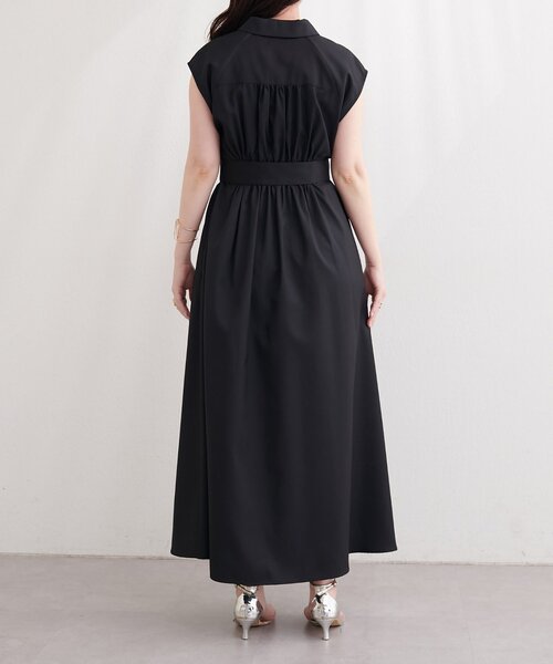 natural couture(ナチュラルクチュール)の「フロントZIP衿付きワンピース(ワンピース・レディース・ブラック/ブルー/ブラウン/オレンジ/ライトベージュ・MEDIUM/LARGE)」の13枚目の写真