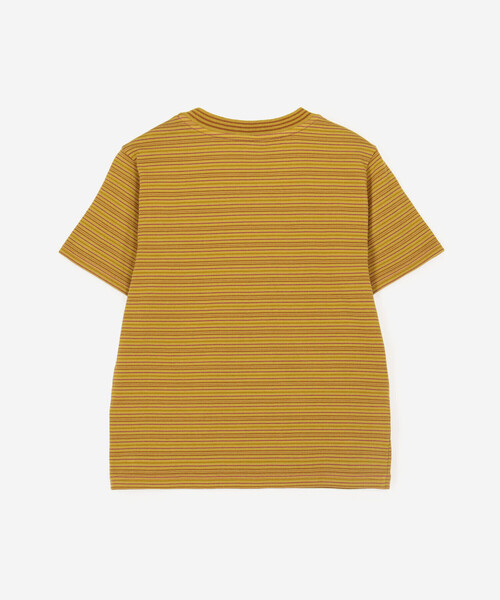 Yonetomi(ヨネトミ)の「Yonetomi | 〈別注〉クルーネックボーダーTシャツ WOMEN(Tシャツ/カットソー・レディース・パープル系その他/ブルー系その他2/オレンジ系その他/イエロー系その他/ブルー系その他・M)」の7枚目の写真