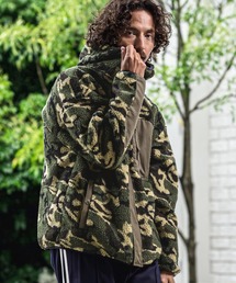 mj11654- Camouflage Hooded Blouson ハイネックフードブルゾン(MIU-262-001)