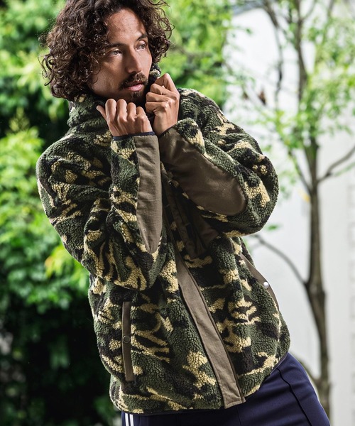 CAMBIO(カンビオ)の「mj11654- Camouflage Hooded Blouson ハイネックフードブルゾン(MIU-262-001)(ブルゾン・メンズ・ブラック/オリーブ・M/S/L)」の11枚目の写真