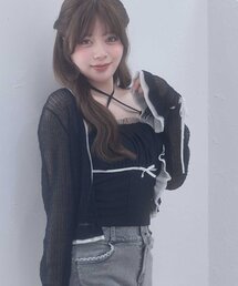 【Belle Charme】Tulle Ribbon Camisole