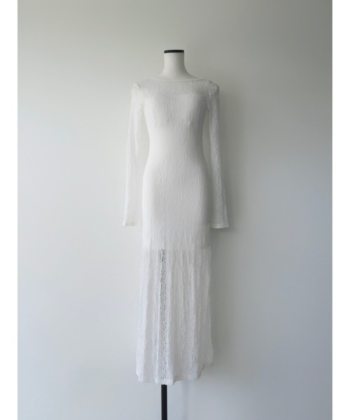 celon(セロン)の「romantic lace sheer back dress(ワンピース・レディース・ブラック/アイボリー・FREE)」の7枚目の写真