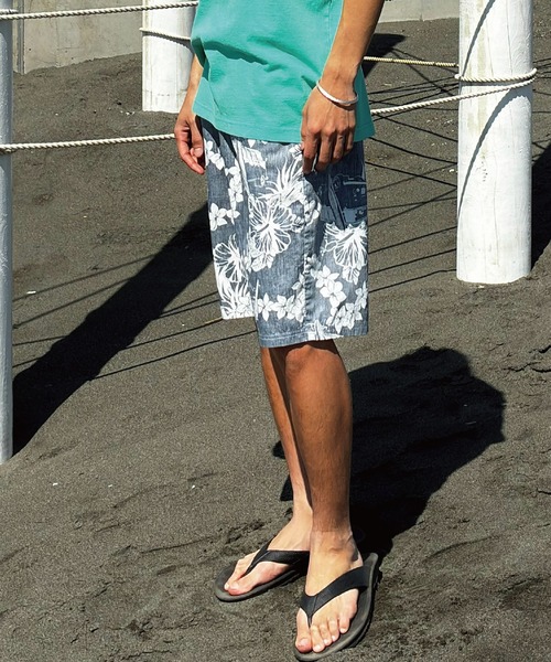 LOCALMOTION HAWAII(ローカルモーション ハワイ)の「ハワイ&リゾート綿アロハショーツ(その他パンツ・メンズ・ピンク/ミント/ネイビー・MEDIUM/LARGE/X-LARGE)」の2枚目の写真
