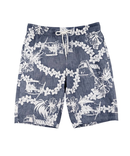 LOCALMOTION HAWAII(ローカルモーション ハワイ)の「ハワイ&リゾート綿アロハショーツ(その他パンツ・メンズ・ピンク/ミント/ネイビー・MEDIUM/LARGE/X-LARGE)」の7枚目の写真