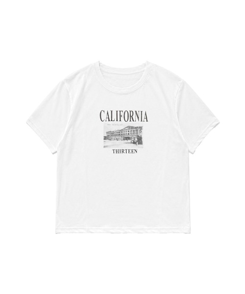 aimoha(アイモハ)の「ヴィンテージ風ロゴTシャツ(Tシャツ/カットソー・レディース・ネイビー/ホワイト・FREE)」の10枚目の写真