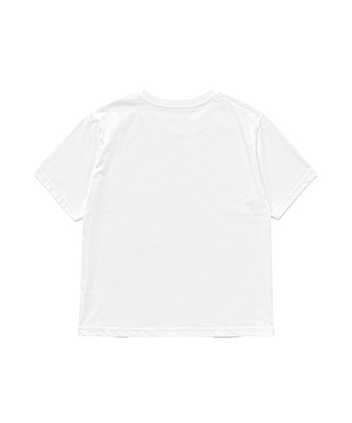 aimoha(アイモハ)の「ヴィンテージ風ロゴTシャツ(Tシャツ/カットソー・レディース・ネイビー/ホワイト・FREE)」の11枚目の写真
