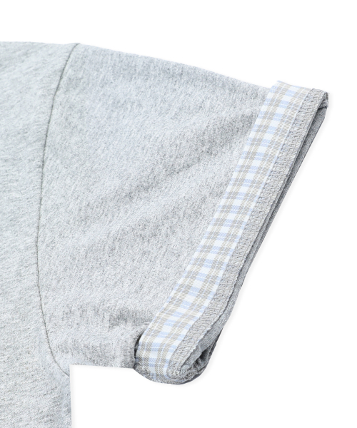 RuNaKi'Hu'（ルナキフ）の「WXT099 クモトマトチェックアプリケTシャツ (メランジェグレー)（Tシャツ/カットソー・レディース・その他・1/2）」の7枚目の写真