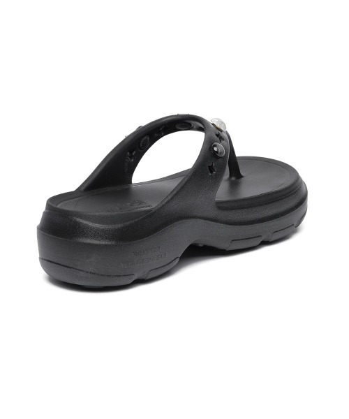 ROCKFISH WEATHERWEAR（ロックフィッシュウェザーウェア）の「[x clor] HAYDEN FLIPFLOP（サンダル・レディース・クリーム/ブラック系その他・25.0cm/24.0cm/23.0cm）」の10枚目の写真