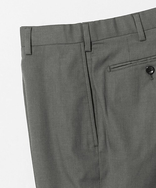 UNITED ARROWS(ユナイテッドアローズ)の「クールモーション ドビー サイドエクステンド ノープリーツスラックス COMFORT EASY‐MODEL 接触冷感 吸水速乾 ヨコストレッチ(スラックス・メンズ・ネイビー/ベージュ/ダークグレー・44/46/50/48)」の7枚目の写真