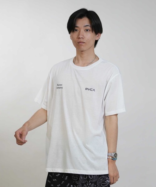 RVCA(ルーカ)の「RVCA/ルーカ SCRAPPER SS Tシャツ BG041215(Tシャツ/カットソー・メンズ・ブラック/カーキオリーブ/ホワイト・M/L)」の2枚目の写真