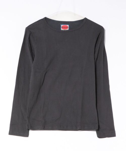 MARKEY'S(マーキーズ)の「リブクルーカットソー/おとな(Tシャツ/カットソー・レディース・ラベンダー/ブラウン/チャコール・160cm)」の2枚目の写真