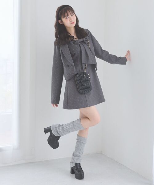 MAJESTIC LEGON(マジェスティックレゴン)の「レッグウォーマー付き厚底ローファー(ローファー・レディース・ブラウン/ブラック・MEDIUM/SMALL/X-LARGE/LARGE)」の12枚目の写真
