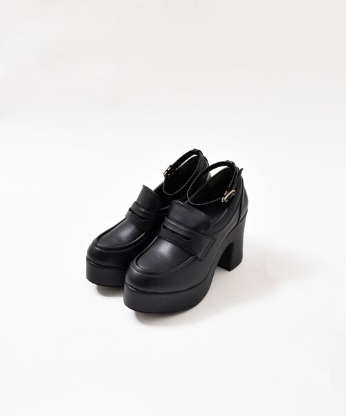 MAJESTIC LEGON(マジェスティックレゴン)の「レッグウォーマー付き厚底ローファー(ローファー・レディース・ブラウン/ブラック・MEDIUM/SMALL/X-LARGE/LARGE)」の19枚目の写真