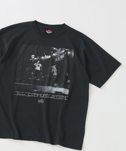 JOURNAL STANDARD relume(ジャーナルスタンダード レリューム)の「BEASTIE BOYS / ビースティ・ボーイズ 別注 ヴィンテージ加工 プリントTシャツ(Tシャツ/カットソー・メンズ・ホワイト/ネイビー/ライトブルー/ピンク系その他/ブラックミックス・LARGE/MEDIUM)」の1枚目の写真