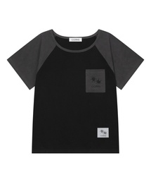 レイシナグラン配色半袖Tシャツ（2カラー）