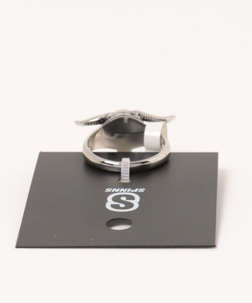 SPINNS(スピンズ)の「メタルシルバーリング/ブルモチーフ(リング・メンズ・シルバー・ONESIZE)」の2枚目の写真