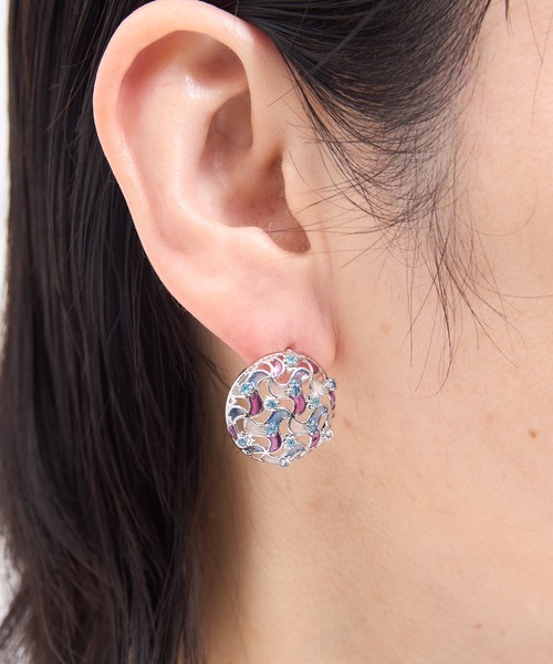 Zoule ゾーラ：MOROCCAN モロッカンシリーズ ripple ピアス（ピアス