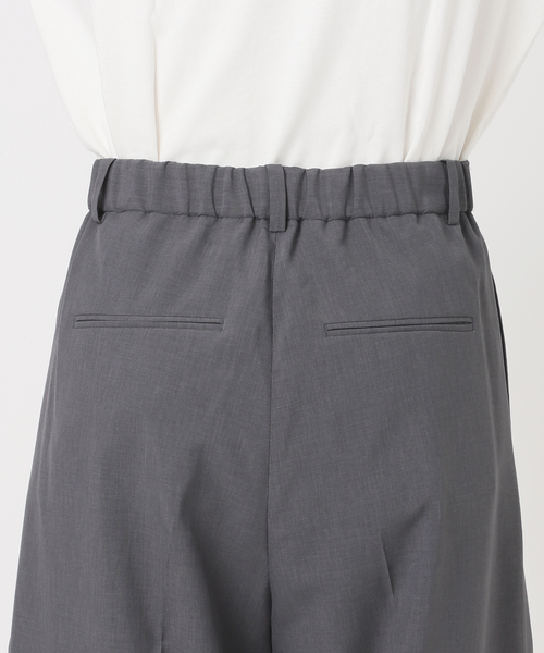 SLOBE IENA(スローブイエナ)の「《WEB限定/接触冷感/UVカット/吸水速乾/4サイズ展開/追加》ワイドスラックス(スラックス・レディース・グレー/ベージュ・36/40/34/38)」の12枚目の写真
