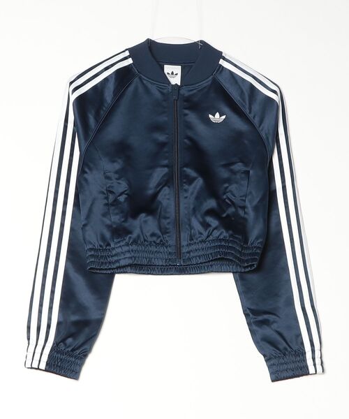 adidas(アディダス)の「adidas/アディダス サテン SST ジャケット/SATIN SST JACKET(ジャージ・メンズ・レッド/ネイビー/ブラック・MEDIUM/SMALL/LARGE)」の2枚目の写真