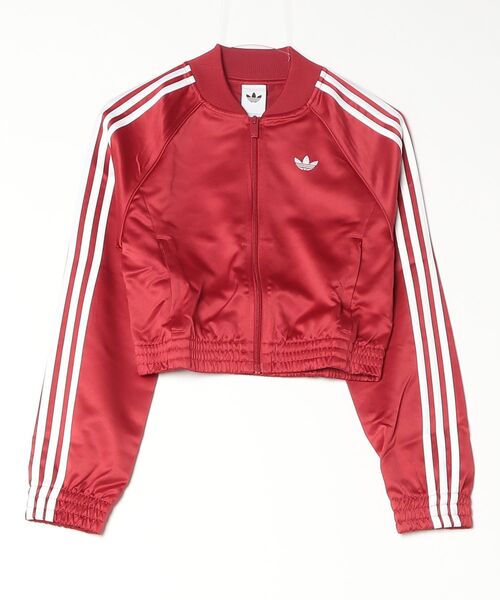 adidas(アディダス)の「adidas/アディダス サテン SST ジャケット/SATIN SST JACKET(ジャージ・メンズ・レッド/ネイビー/ブラック・MEDIUM/SMALL/LARGE)」の3枚目の写真