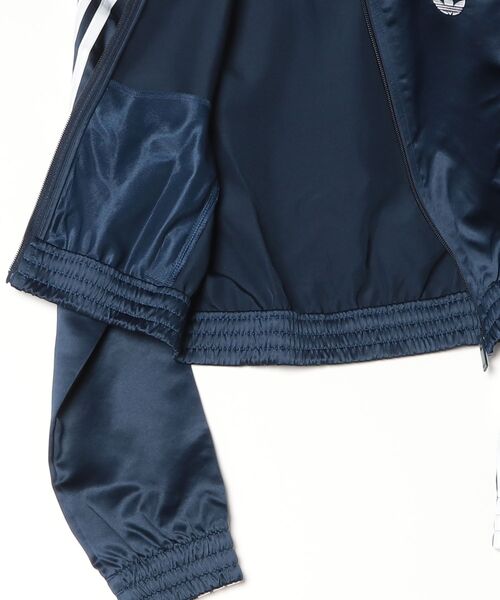 adidas(アディダス)の「adidas/アディダス サテン SST ジャケット/SATIN SST JACKET(ジャージ・メンズ・レッド/ネイビー/ブラック・MEDIUM/SMALL/LARGE)」の5枚目の写真