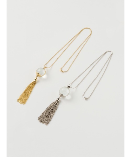 SYKIA(シキア)の「2way Glass Orb Necklace(ネックレス・レディース・ゴールド/シルバー・FREE)」の17枚目の写真