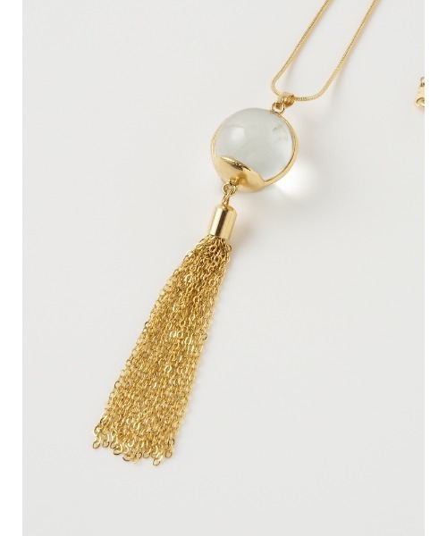 SYKIA(シキア)の「2way Glass Orb Necklace(ネックレス・レディース・ゴールド/シルバー・FREE)」の19枚目の写真