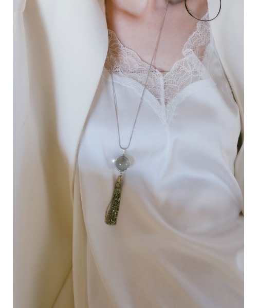 SYKIA(シキア)の「2way Glass Orb Necklace(ネックレス・レディース・ゴールド/シルバー・FREE)」の13枚目の写真