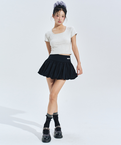 ZEROPLANET(ゼロプラネット)の「クレア スクエアテックTシャツ L/グレー(Tシャツ/カットソー・レディース・その他・F)」の3枚目の写真