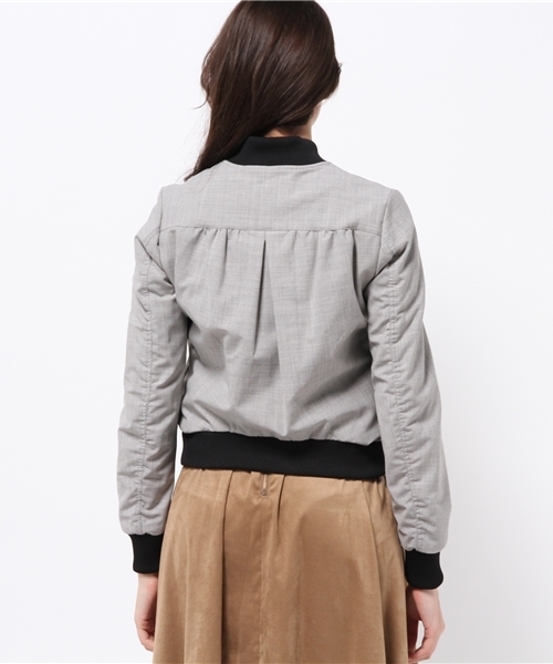 OUTLET(アウトレット)の「【'PalinkA】中綿ボンディングBlouson(ブルゾン・レディース・グレー・38/36)」の7枚目の写真