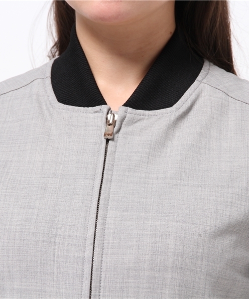 OUTLET(アウトレット)の「【'PalinkA】中綿ボンディングBlouson(ブルゾン・レディース・グレー・38/36)」の8枚目の写真