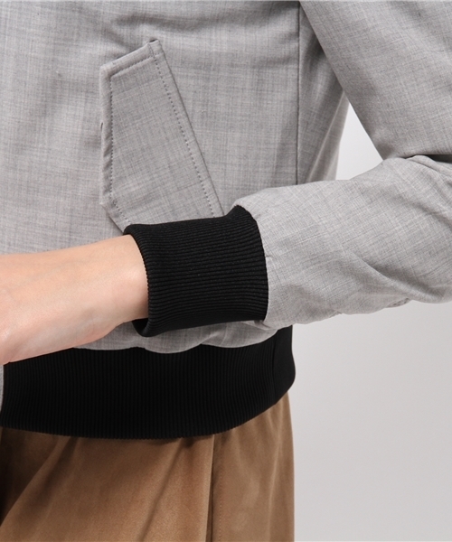 OUTLET(アウトレット)の「【'PalinkA】中綿ボンディングBlouson(ブルゾン・レディース・グレー・38/36)」の9枚目の写真