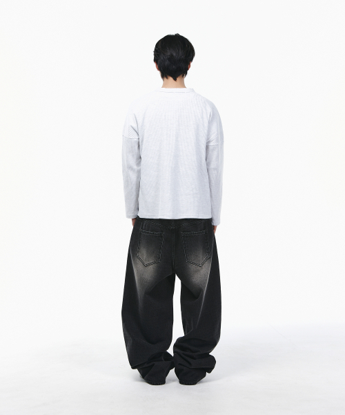 SIGNATURE（シグネチャ）の「ワッフルヘンリーネックTシャツ[メランジ]（Tシャツ/カットソー・レディース・その他・MEDIUM/LARGE）」の10枚目の写真