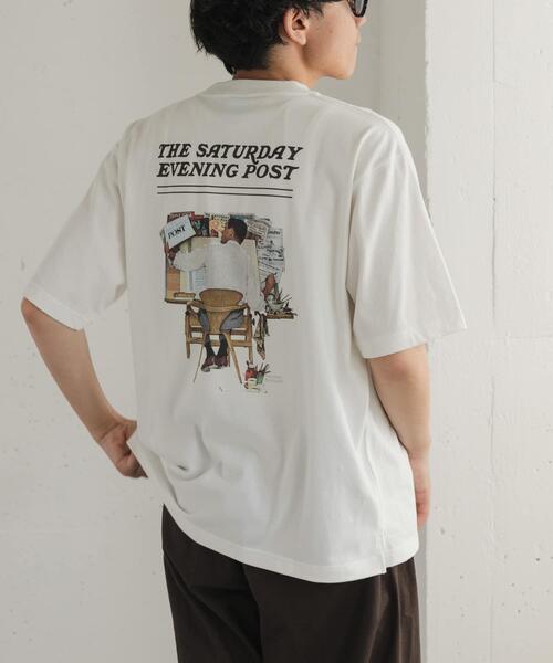 FORK&SPOON(フォークアンドスプーン)の「FORK&SPOON バックプリントTシャツ(Tシャツ/カットソー・メンズ・オフホワイト/ネイビー・4/5)」の13枚目の写真