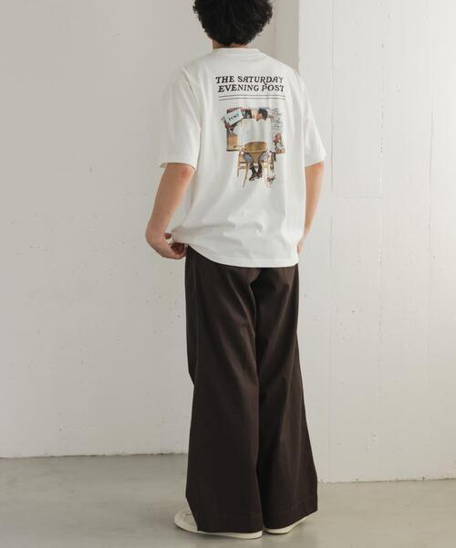 FORK&SPOON(フォークアンドスプーン)の「FORK&SPOON バックプリントTシャツ(Tシャツ/カットソー・メンズ・オフホワイト/ネイビー・4/5)」の17枚目の写真
