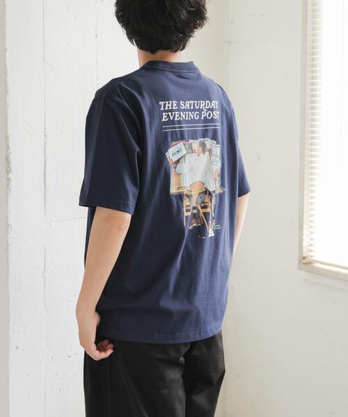 FORK&SPOON(フォークアンドスプーン)の「FORK&SPOON バックプリントTシャツ(Tシャツ/カットソー・メンズ・オフホワイト/ネイビー・4/5)」の22枚目の写真