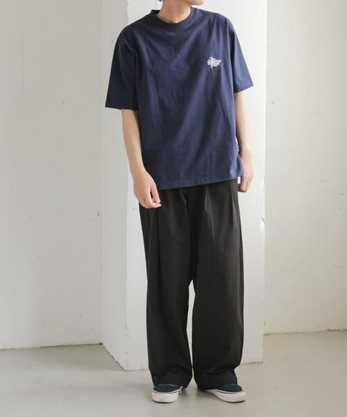 FORK&SPOON(フォークアンドスプーン)の「FORK&SPOON バックプリントTシャツ(Tシャツ/カットソー・メンズ・オフホワイト/ネイビー・4/5)」の4枚目の写真