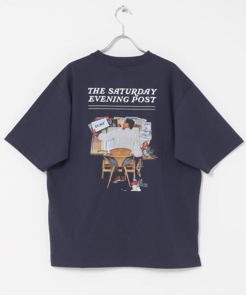 FORK&SPOON(フォークアンドスプーン)の「FORK&SPOON バックプリントTシャツ(Tシャツ/カットソー・メンズ・オフホワイト/ネイビー・4/5)」の8枚目の写真