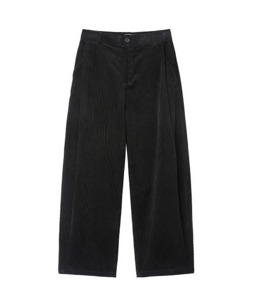 MISEKISEOUL MEN(ミセキソウルメンズ)の「Corduroy curved pants BLACK(その他パンツ・メンズ・その他・3/1/2)」の2枚目の写真