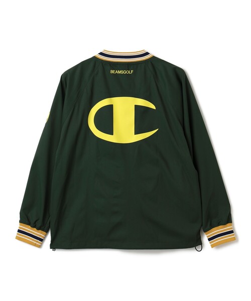 BEAMS GOLF(ビームスゴルフ)の「【別注】Champion / ピステ ウォームアップジャケット(ブルゾン・メンズ・グリーン/ベージュ/ブラック・X-LARGE/LARGE/MEDIUM/SMALL)」の7枚目の写真