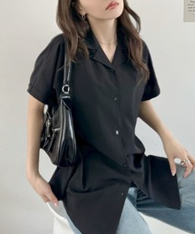 リラクシーな大人オープンカラーシャツ
